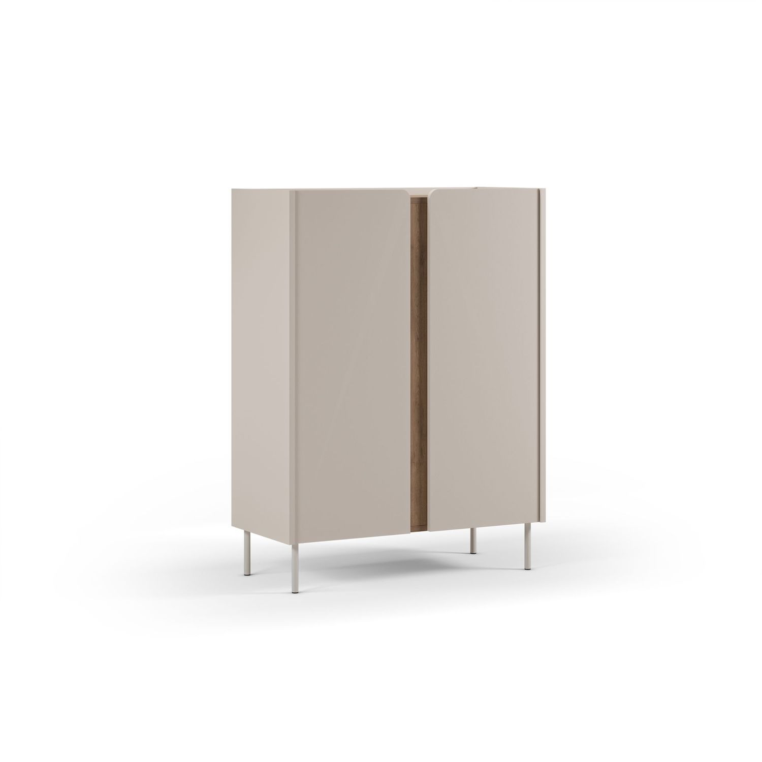 MUEBLE AUXILIAR ALTO LUCILE 2 PUERTAS 90 CM CREMA/SEPET MUEBLE AUXILIAR ALTO LUCILE 2 PUERTAS 90 CM CREMA/SEPET