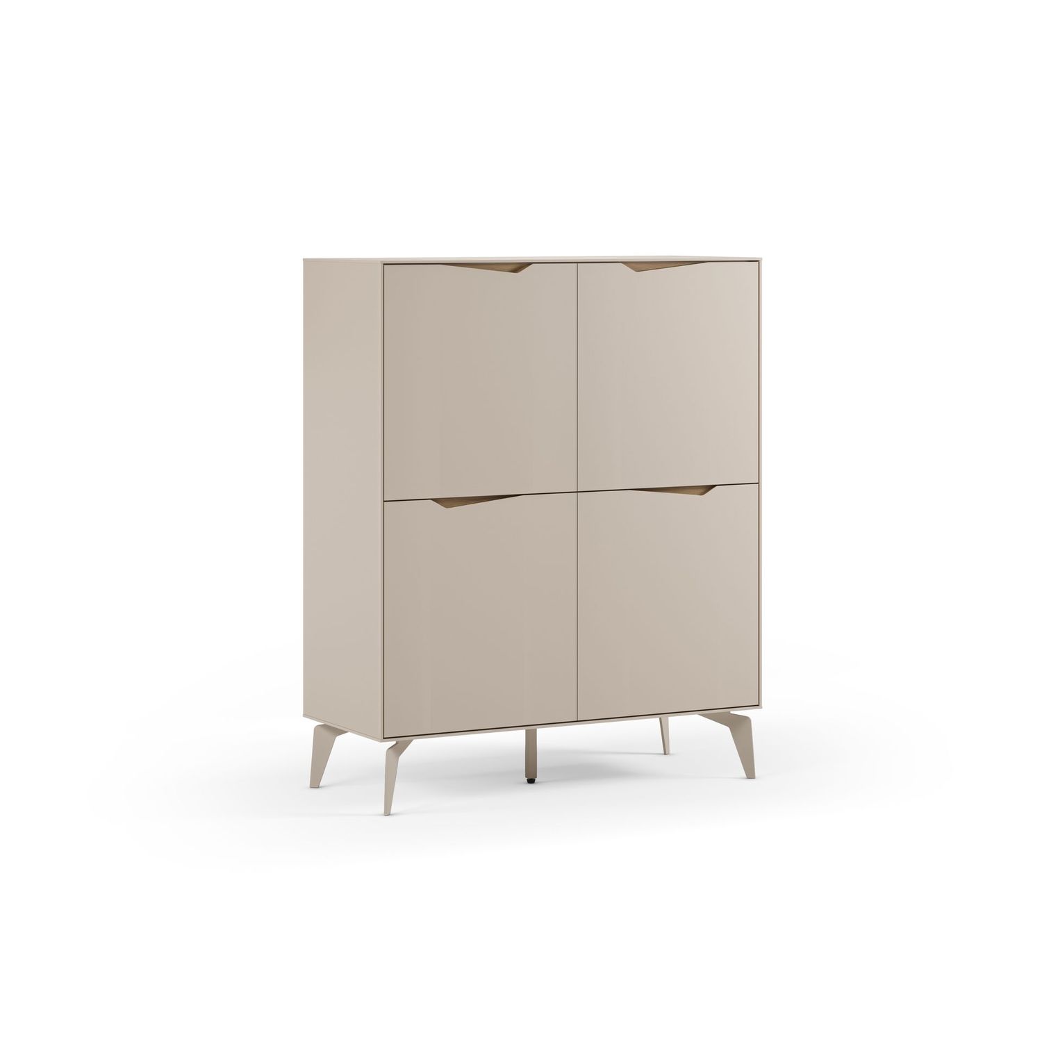 MUEBLE AUXILIAR ALTO JADEN 4 PUERTAS CREMA/ROBLE-UD PIE CREMA MUEBLE AUXILIAR ALTO JADEN 4 PUERTAS CREMA/ROBLE-UD PIE CREMA