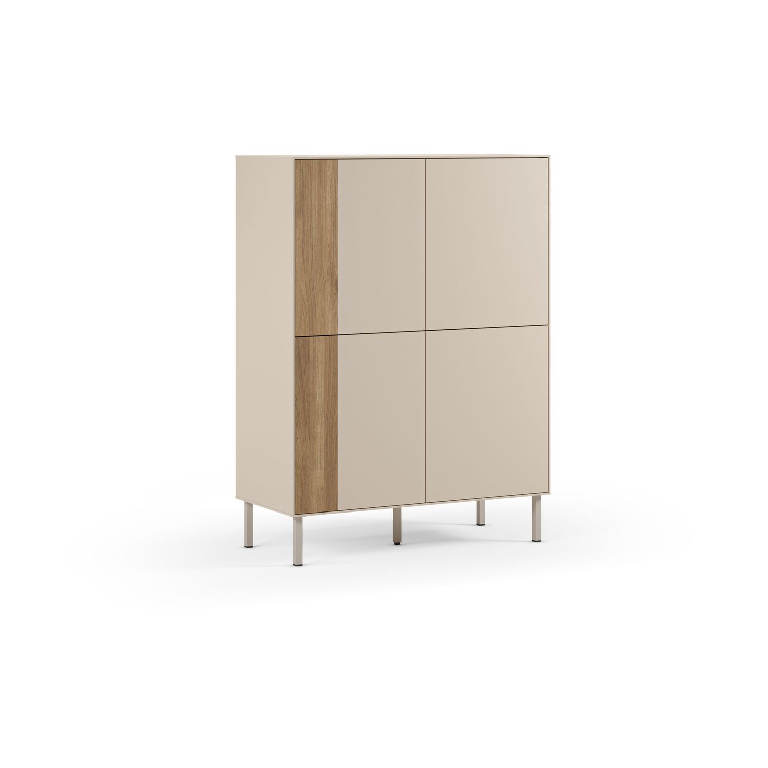 MUEBLE AUXILIAR ALTO MARINA 4 PUERTAS CREMA/SEPET PIE CREMA MUEBLE AUXILIAR ALTO MARINA 4 PUERTAS CREMA/SEPET PIE CREMA