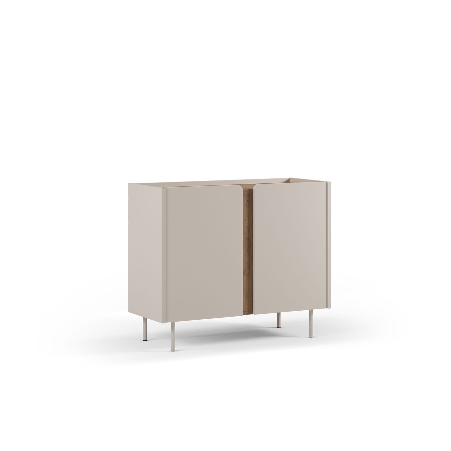MUEBLE AUXILIAR LUCILE 2 PUERTAS 100 CM CREMA/SEPET MUEBLE AUXILIAR LUCILE 2 PUERTAS 100 CM CREMA/SEPET