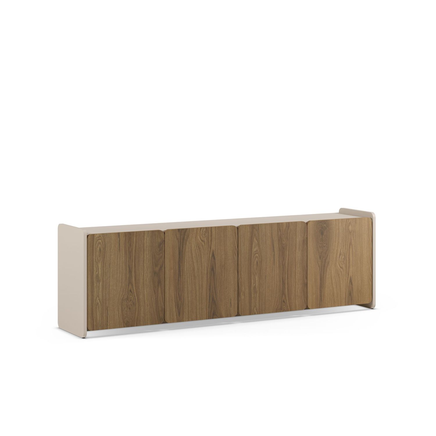 MUEBLE TV BOUCLEON 4 PUERTAS 180 CM CREMA/ROBLE-UD MUEBLE TV BOUCLEON 4 PUERTAS 180 CM CREMA/ROBLE-UD