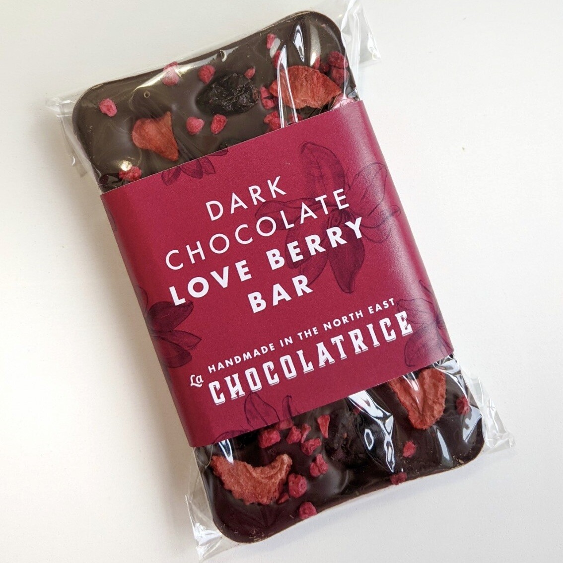 Dark Chocolate Berry Bar (dairy-free) Dark Chocolate Berry Bar (dairy-free)