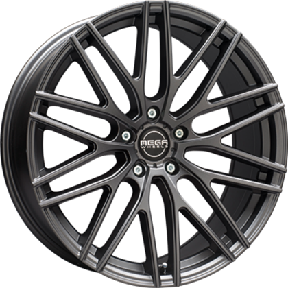 MEGA WHEELS CETUS 17" 4STK GRÅ