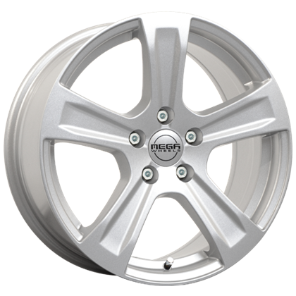 MEGA WHEELS LEO 18" SØLV 4STK