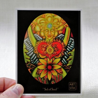 &quot;Radiant Heart - Sol of Her Soul&quot; Sticker