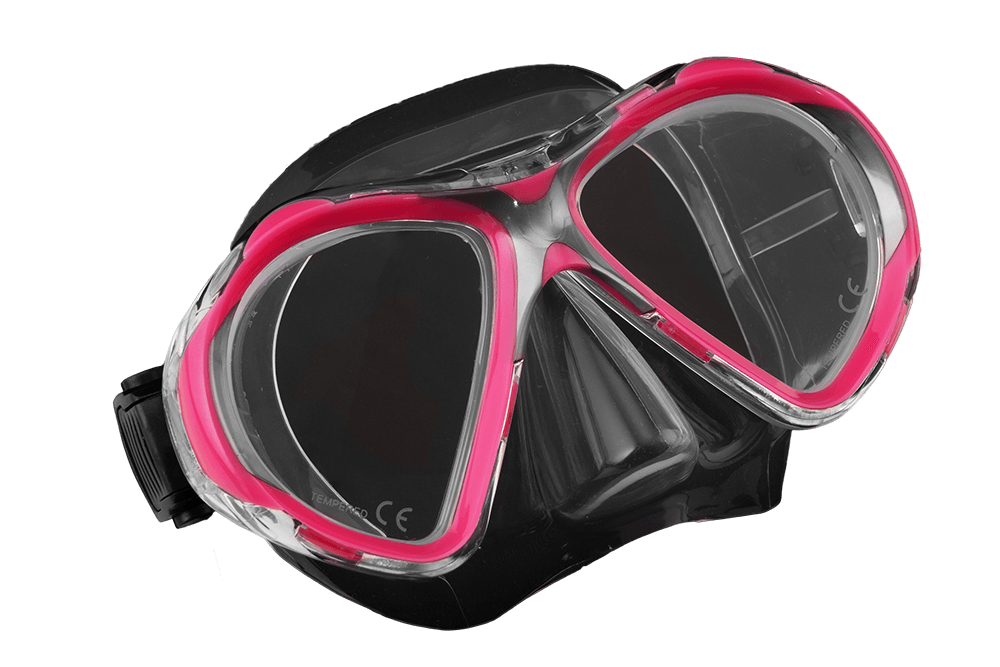 ScubaForce Vision II Mask Pink Transparent