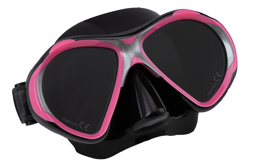 Scuba Force Vision II Mask Pink Schwarz