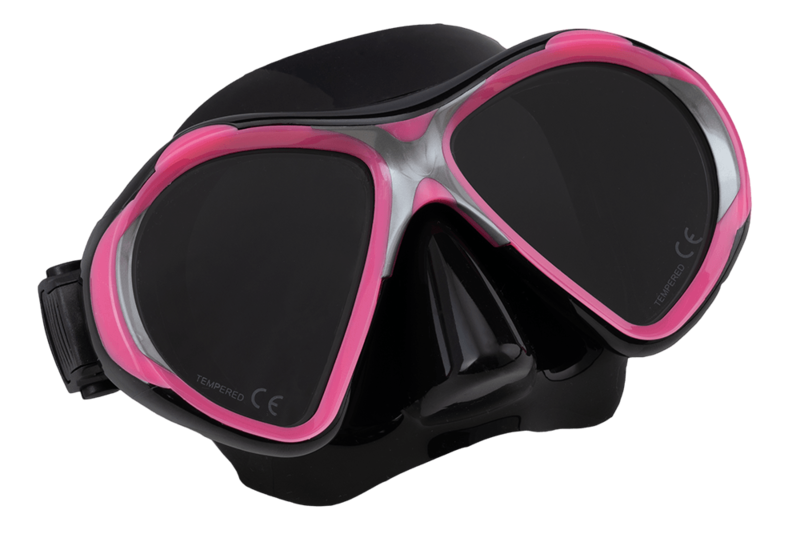 Scuba Force Vision II Mask Pink Schwarz