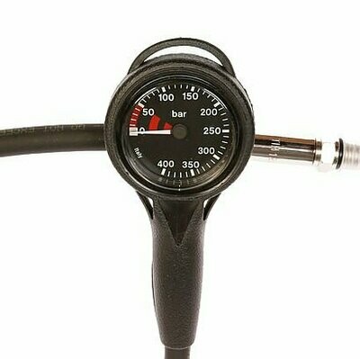 Finimeter Slimline schwarz 400 bar