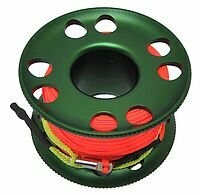 Aluminium Finger Reel 30m Blau