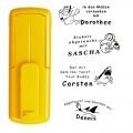 Taucherstempel 626 - smart-stamp 38 x 14 mm, Vollton-Gelb