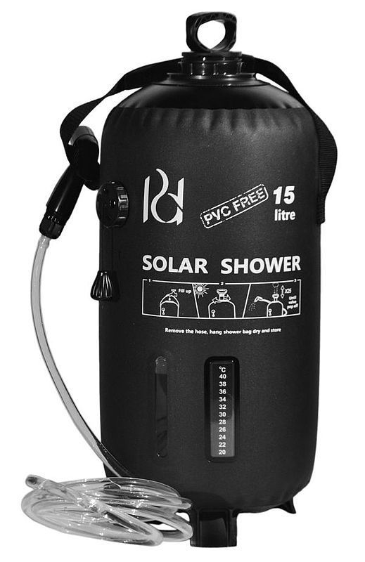 Solardusche PVC Frei mit Druckpumpe EINFÜHRUNGSPREIS