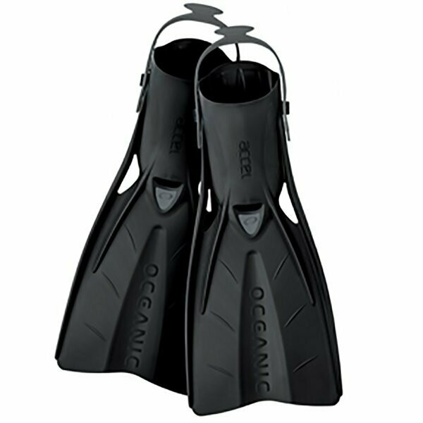 ACCEL Gerätetauchflosse Schwarz OCEANIC
