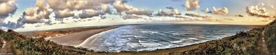 Saunton, Hill path, North Devon