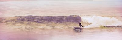 Surfer at the Point, Croyde, North Devon.