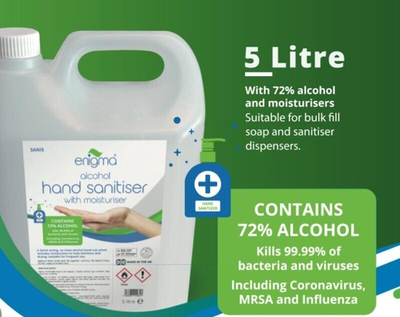 Alcohol Hand Gel (5L)