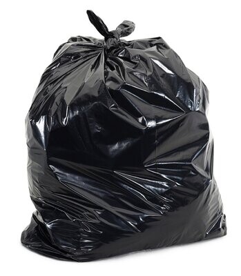 Black Refuse Sacks 20kg (Extra Heavy Duty)