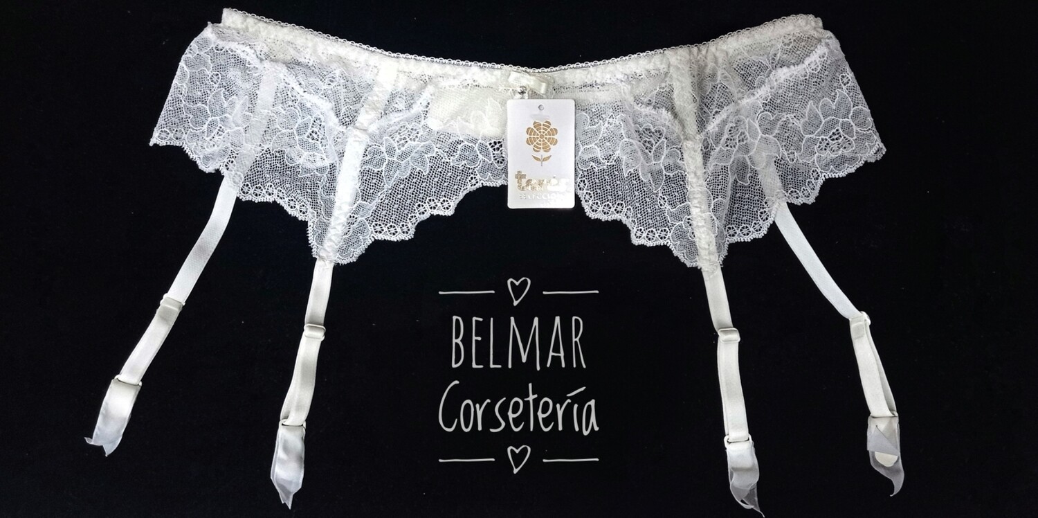 Liguero Terés Lace flowers