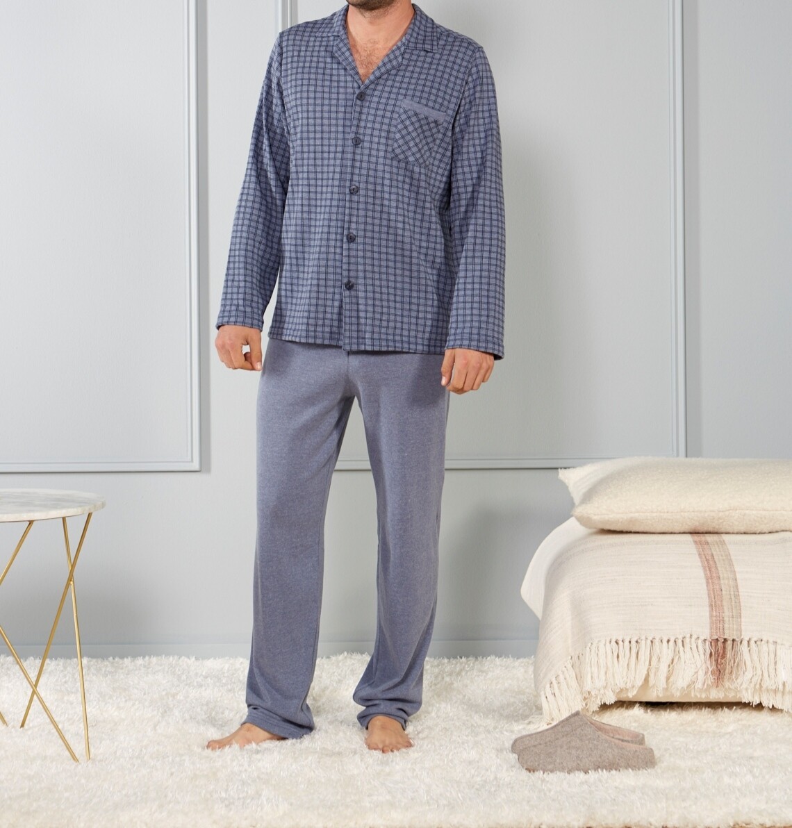 Pijama Belty 0303 Classic Blue abierto