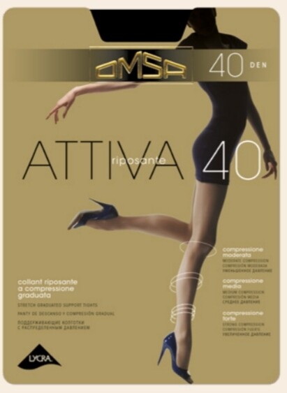 Medias Descanso Attiva 40 DEN