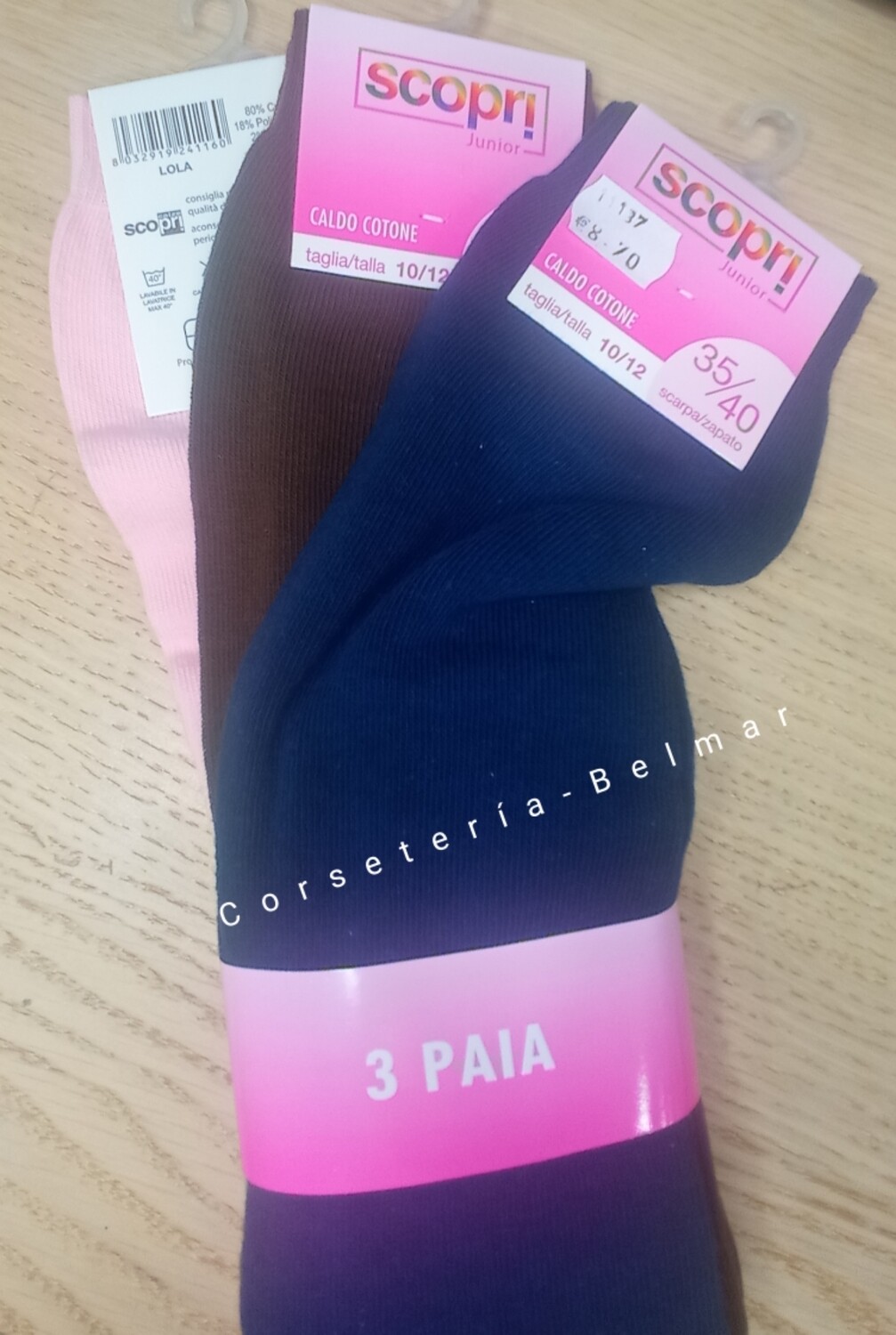 Pack 3 Calcetines Scopri Altos Girl