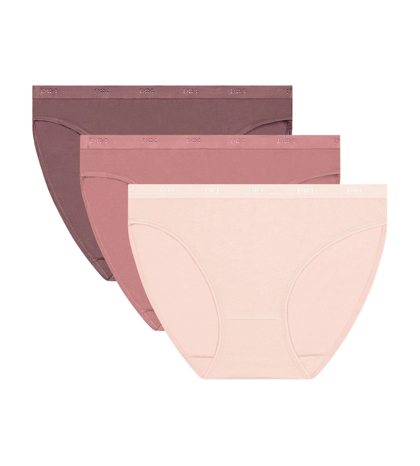 Pack 3 braguitas EcoDim cotton Stretch