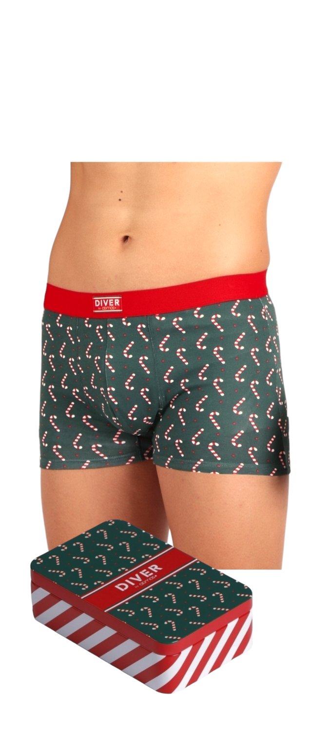 Boxer Admas Bastones Navideños