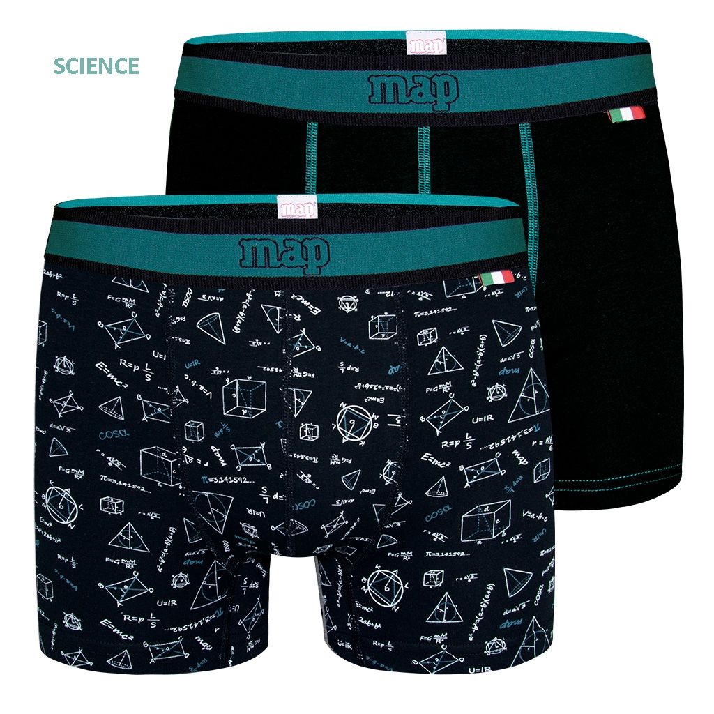 Pack Boxers Map 3302 SCIENCE