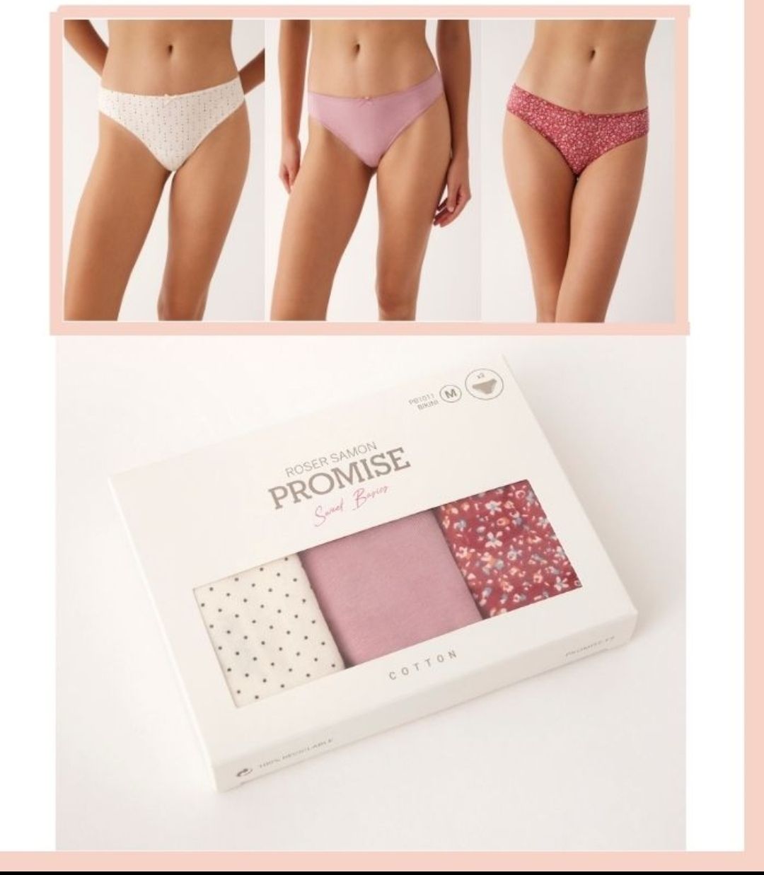 Pack 3 Bragas Midi Promise New