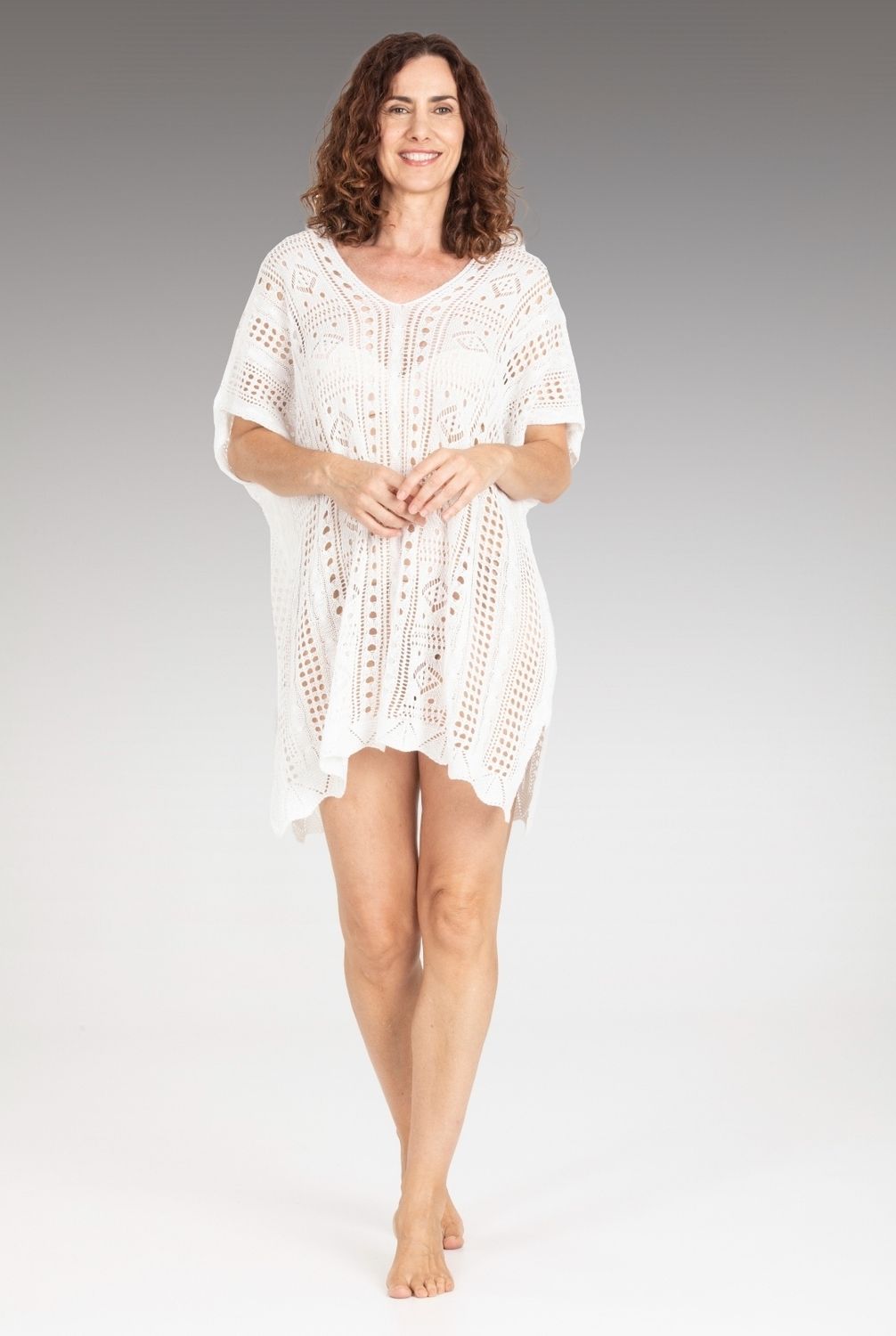 Kaftan Pettrus 3626 ganchillo white