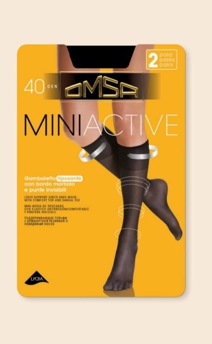 Medias Mini Active Omsa Descanso