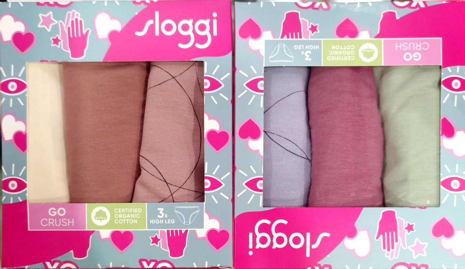 Pack 3 bragas Sloggi Go Crush NEW
