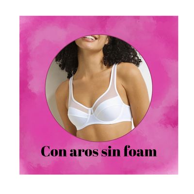 Sujetadores con aro sin foam