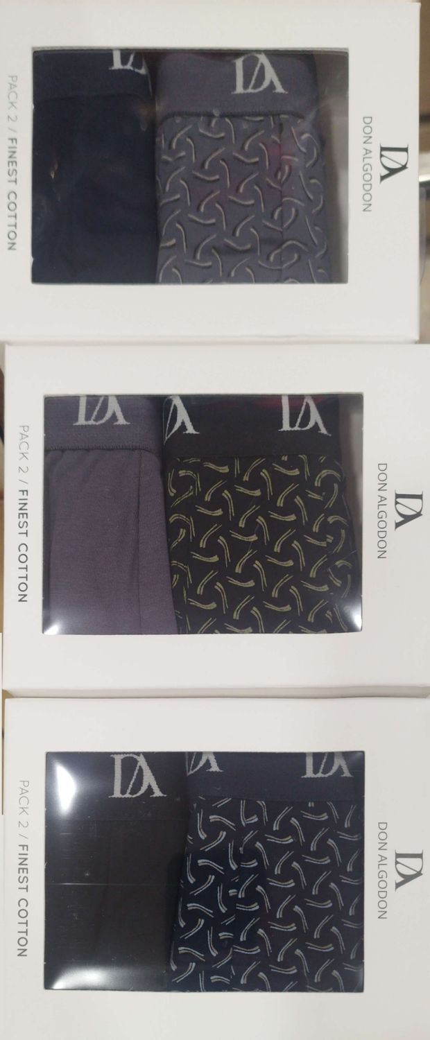 Pack 2 Boxers Don Algodón PB715