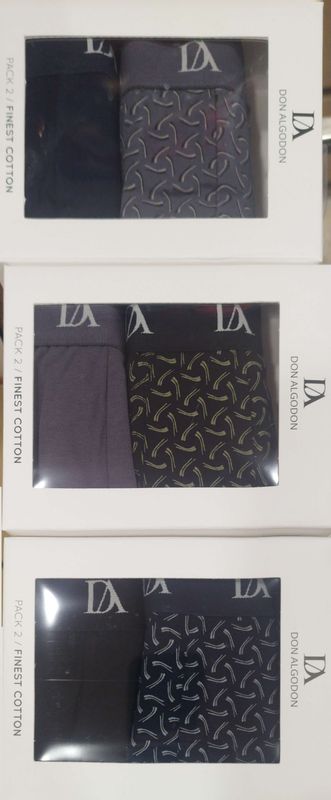Pack 2 Boxers Don Algodón PB715