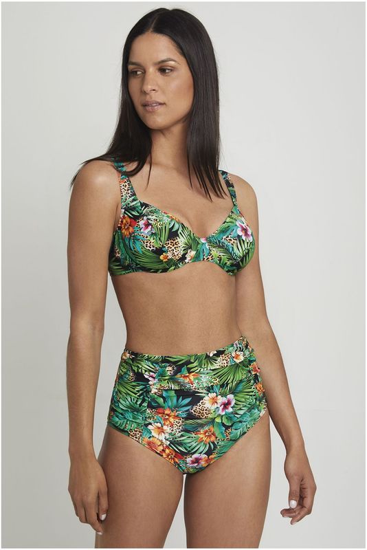 Bikini con aros copa D braguita maxi Docor 615-1002D