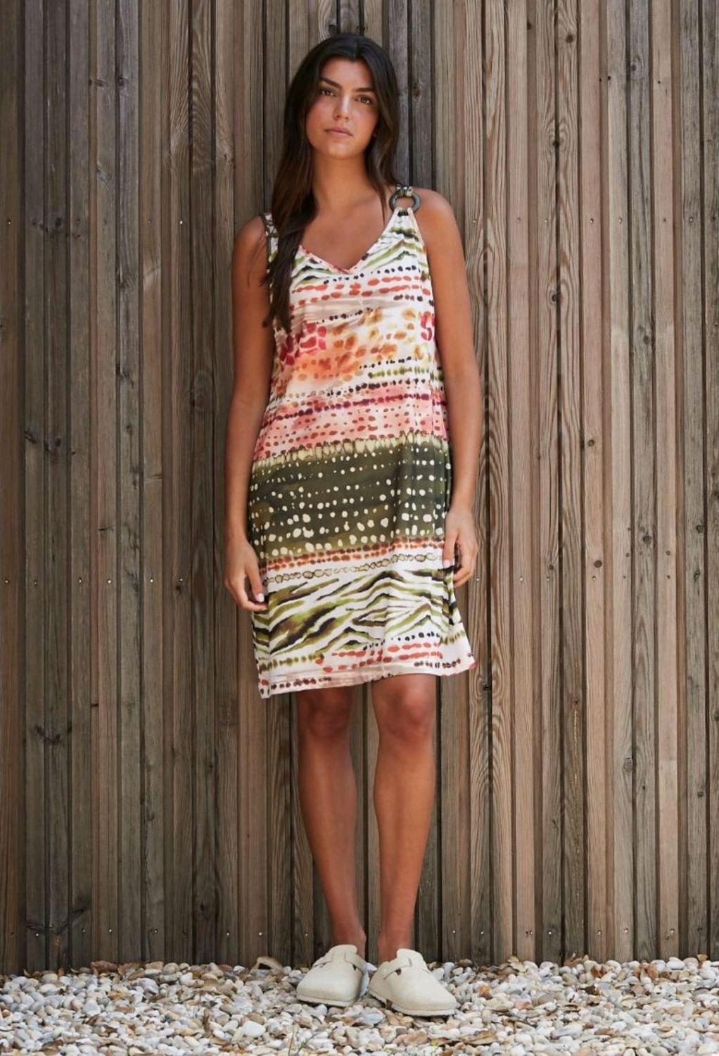 Vestido Hombrera Viscosa Belty 26V1015Y