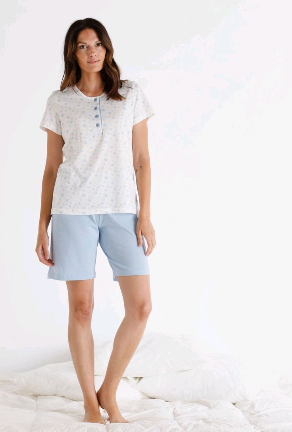 Pijama manga corta pantalón corto Belty 25V101J