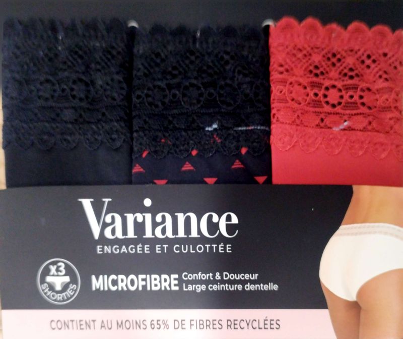 Pack 3 Culottes Microfibra Variance 6022729