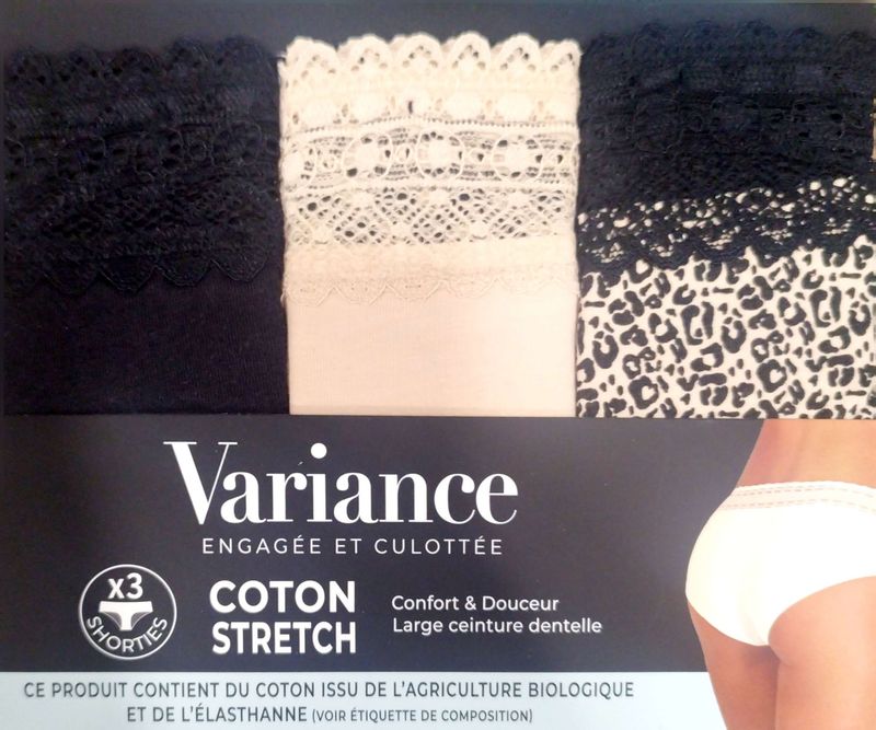 Pack 3 Culottes Algodón Variance 6022720