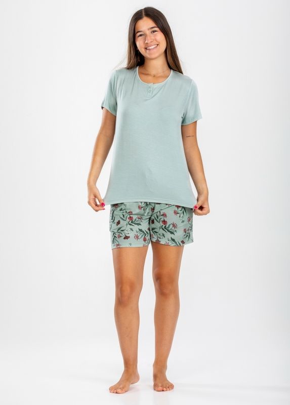 Pijama manga corta Viscosa Pettrus 3775