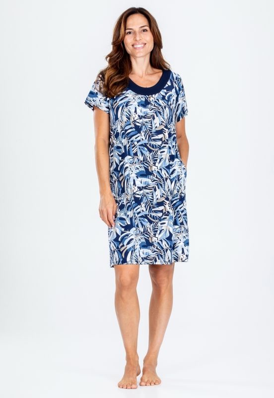 Vestido manga corta Pettrus 3806