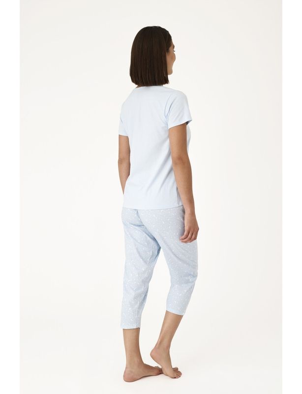 Pijama Manga corta pantalón capri Promise N213622