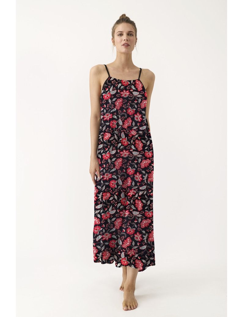 Vestido largo tirantes Crepé Promise S11127 Vestido largo tirantes Crepé Promise S11127
