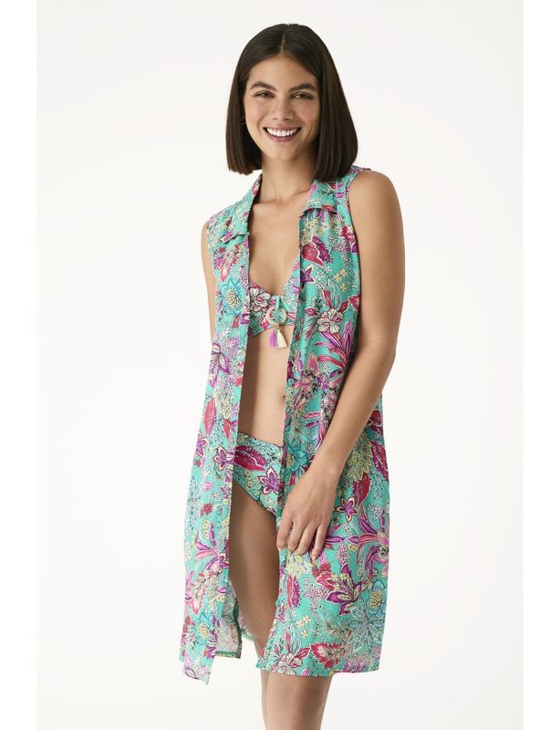 Vestido Camisero sin mangas Promise S10927