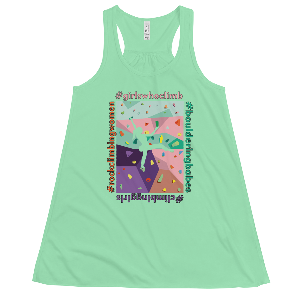 Climbing Tops Women&#39;s Bella Canvas Climbing Vest | #womenwhoclimb Women&#39;s Climbing Apparel