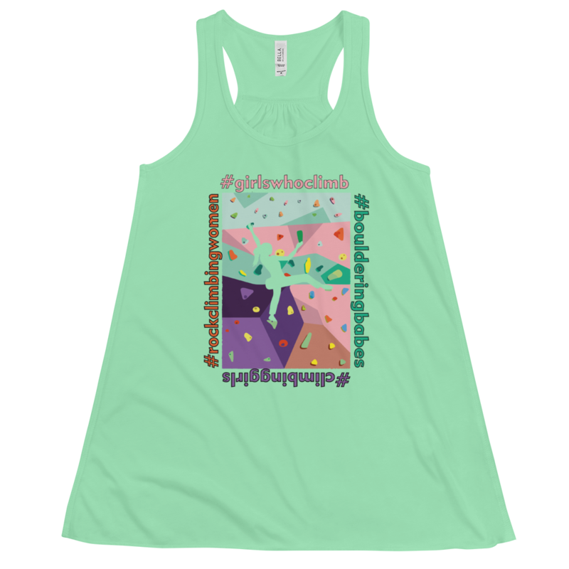 Climbing Tops Women&#39;s Bella Canvas Climbing Vest | #womenwhoclimb Women&#39;s Climbing Apparel