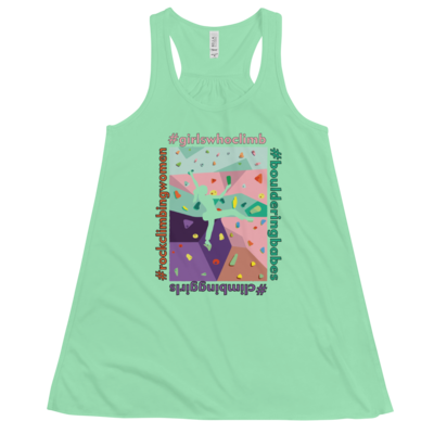 Climbing Tops Women&#39;s Bella Canvas Climbing Vest | #womenwhoclimb Women&#39;s Climbing Apparel
