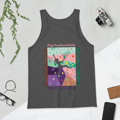 Ladies Climbing Vest | #womenwhoclimb Premium Climbing Tank Tops