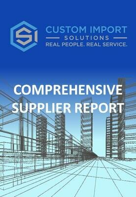 Comprehensive Supplier Report